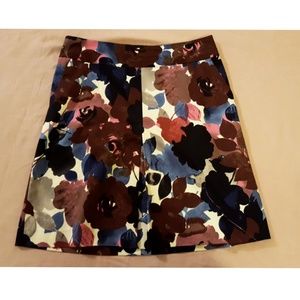 EXPRESS MIDI FLORAL SKIRT